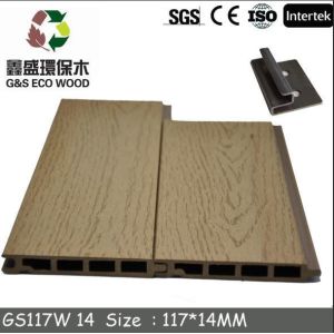 Coffee 4m WPC Outdoor Wall Cladding Omposite Wpc Exterior Wall Panel Sliding 177