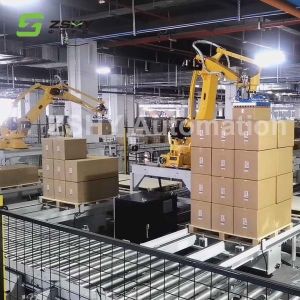 Buy cheap Payload 120kg Palletising Robot Automation Industrial Robot Palletizer System from wholesalers
