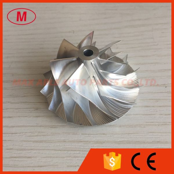 KP39 33.60/46.00mm 7+7 blades performance 5443-123-2023 Turbo aluminun 2618/milling/billet compressor wheel