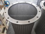 Buy cheap Wedge Wire 650mm Dia Rotary Drum Screen With Flange from wholesalers