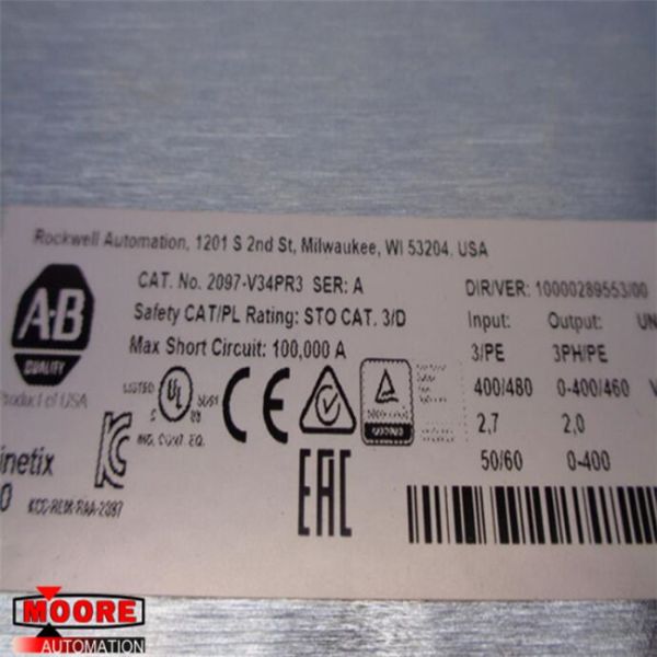 Buy cheap 2097-V34PR3 2097V34PR3 Allen Bradley AB Servo Drive from wholesalers