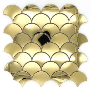 Buy cheap Modern Home Design Stainless Steel Mosaic Adhesive Mosaic Tiles from wholesalers