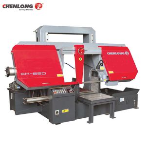 Buy cheap CHENLONG CH-650 Double Column Semi Automatic Band Saw Machine For Cut Iron from wholesalers