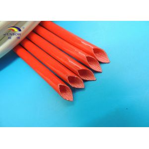 Buy cheap 200℃ High Temperature Resistant Silicone Rubber Lacquer Silicone Fiberglass Sleeve from wholesalers