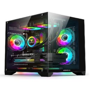 Buy cheap Panoramic Design RGB Lighting Supports Micro-ATX/Mini-ITX Fits 330mm GPUs 4 Slots And 170mm CPU Coolers 6 Fan Mounts from wholesalers