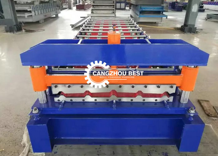 Buy cheap Steel Trapezodial Profile Roll Forming Machine Corrugated Roof Sheet Making from wholesalers