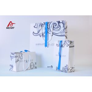 Buy cheap Fancy Luxury Recycled 200gsm Matt Art Paper Bags Printed Unique Used from wholesalers