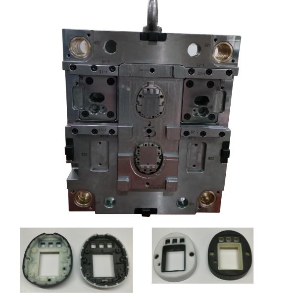 Quality 2 Shot Injection Molding For Multi Color ABS And Silicone Plastic Casing for sale