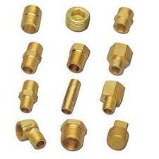 Hydraulic Hexagonal Hose Brass Plumbing Nipple Fitting , Water Screw Plumbing