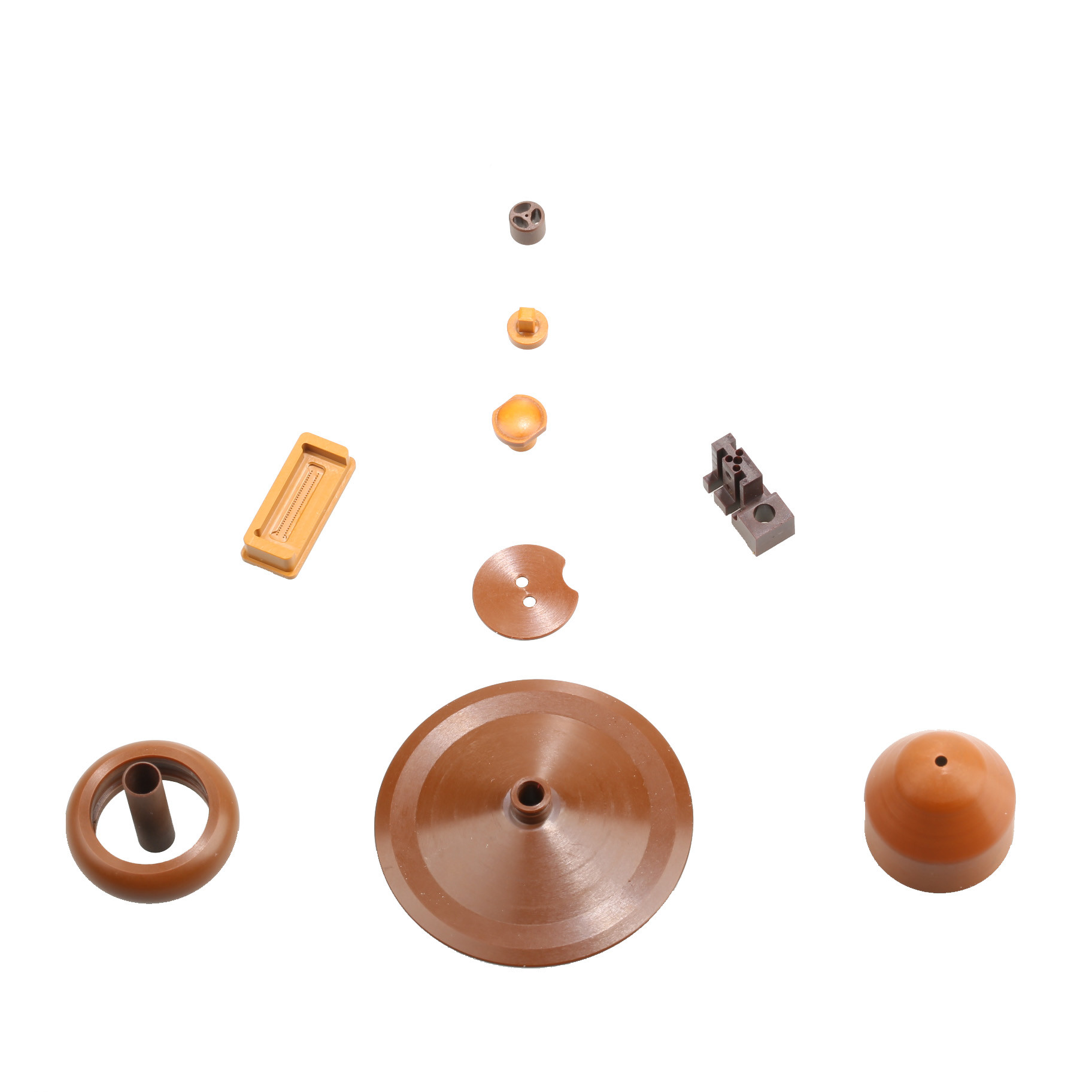 Buy cheap 0.01mm Tolerance Mirco Precision Plastic Machining High Demand Machinery PI Parts from wholesalers