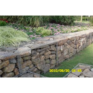 Buy cheap Grey Galfan Coated Welded Gabion Box Retaining Gabion Rock Cages product