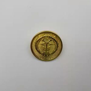 Buy cheap Golden Flying Power Aviation Cap Custom Metal Badge from wholesalers