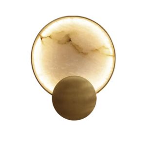 Buy cheap Modern Round Marble LED Wall Lights Living Room Bedside Lighting Fixtures (WH-OR-58) from wholesalers