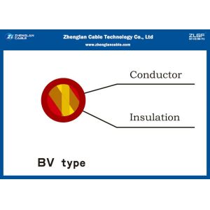 Buy cheap High Performance Cable / Moistureproof BV Cable For Laying Tubes Area: 1*1.5~1*400mm² from wholesalers