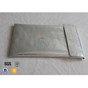 Buy cheap Fiberglass Non Irritating Fire Resistant Cash Bag With Two Fireproof Layers from wholesalers