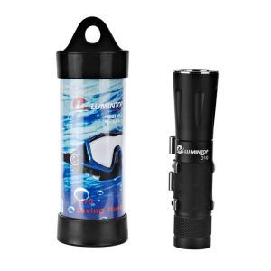 Buy cheap Custom Waterproof Flashlight For Diving Underwater 150 Meters Light Distance from wholesalers
