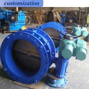 Buy cheap Water System Best Seller Double Flanged Connect Butterfly Valve with Replaceable Seat from wholesalers