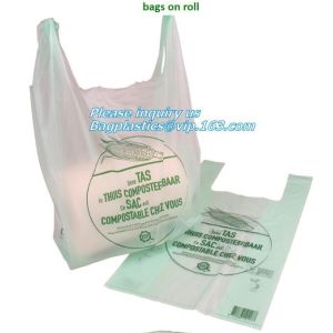 Buy cheap Fruit And Vegetable Bag Degraded One Year On Composting Condition, PLA, Compostable Plastic Bag, Flat Bag from wholesalers