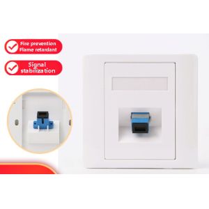 Buy cheap Single Pole Flush Mounted LC/SC Socket Compatible With All Standard Plugs from wholesalers
