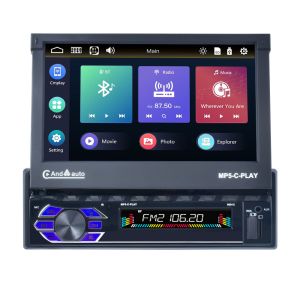 Buy cheap 7Inch HD Retractable Screen Car Stereo 1Din Mp5 Multimedia Player from wholesalers