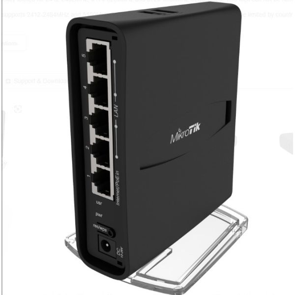 RBD52G-5HacD2HnD-TC Dual-Band 2.4/5GHz AP with 5 Gigabit Ethernet Ports and 3G