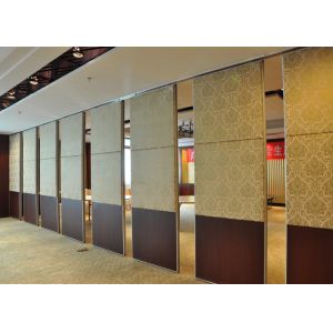Buy cheap Steel Carpet Finish Folding Sliding Partition , Timber Partition Wall from wholesalers