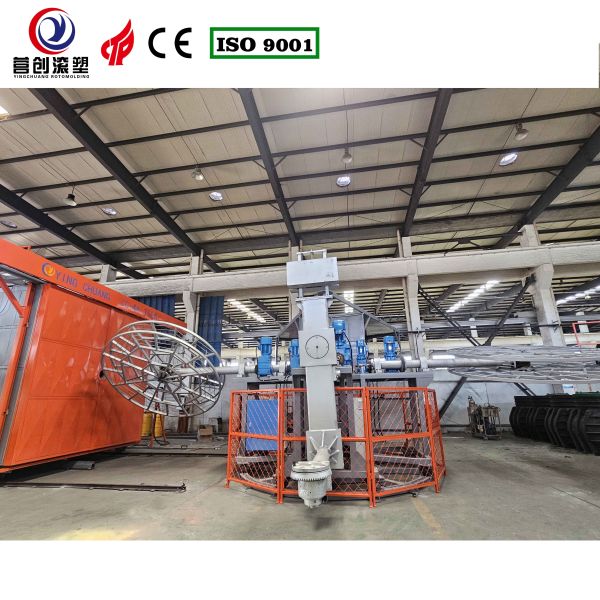 Air Cooling Bi Axial Rotomoulding Machine With Automatic Control And Electric