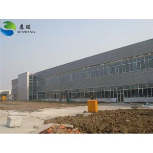 Buy cheap Customizable Prefab Steel Workshop with EPS Glass Wool Rock Wool Pu Sandwich Panel Light Style Structure and Engineer On Site Installation from wholesalers