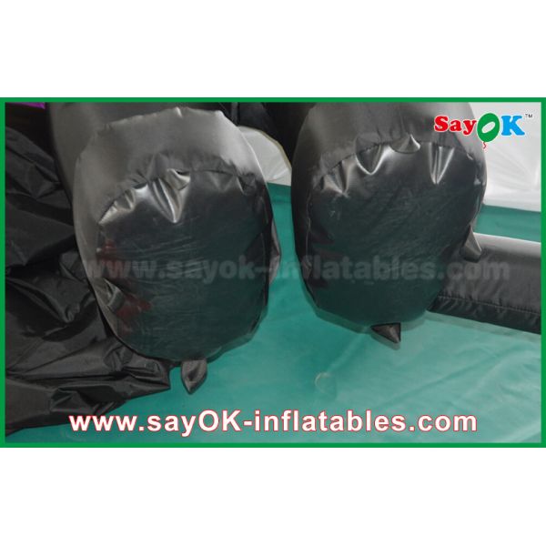 Oxford Cloth Inflatable Cartoon Characters Yellow Boy Children For Advertising