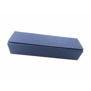 Buy cheap Rectangle Iron Optical Glasses Case Dark Blue Handmade Eyeglass Case from wholesalers