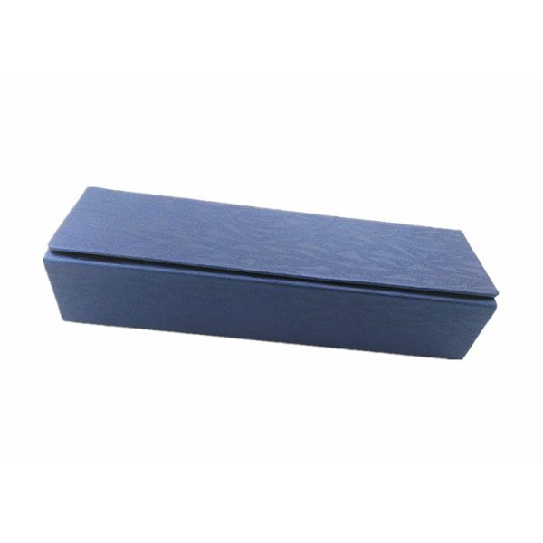 Quality Rectangle Iron Optical Glasses Case Dark Blue Handmade Eyeglass Case for sale
