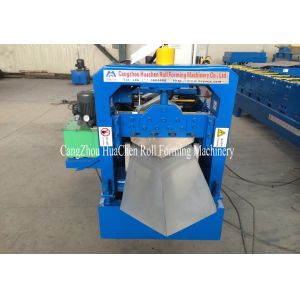 Automatical Roof Ridge Cap Roll Form Machine Metal with PANASONIC PLC Computer