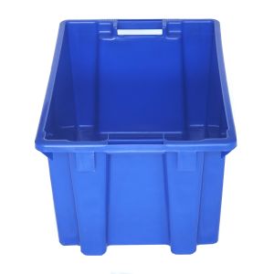 Buy cheap Storage Crate Solid Plastic Basket Moving Box Stackable And Nestable Crate 600x400mm from wholesalers