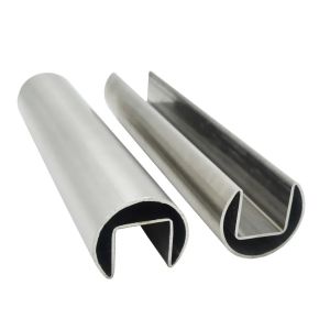 Buy cheap Balcony And Stairs Architectural Aluminium Profiles Aluminium Glass Railing Handrail Extrusions from wholesalers
