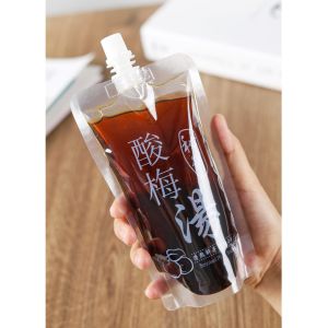 Buy cheap 150ml 200ml Transparent Spout Pouch Packaging Liquid Bags Recyclable from wholesalers