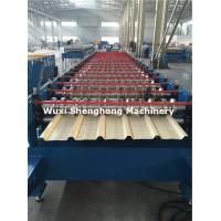 Buy cheap Coated Sheet Steel Cold Roll Forming Machine With Touch Screen PLC Frequency product