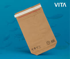 Buy cheap 12*18cm Shakeproof Recycled Paper Mailing Bags product