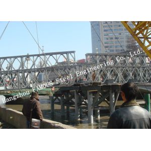Buy cheap Construction Solution Steel Bailey Bridge With 50 Year Service Life from wholesalers