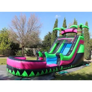 Buy cheap Jumper House With Pool Inflatable Water Slide 40 Ft Mini Triangle Bounce House from wholesalers
