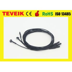 Buy cheap Flexible soft EEG electrode cable with silver chloride plated copper ,emg electrodes from wholesalers