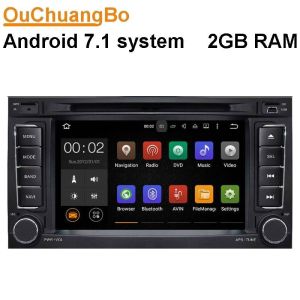 Ouchuangbo 7 inch gps nav radio player for Volkswagen Touareg 2002-2010 suppor