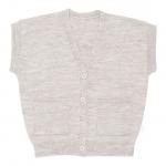Buy cheap Kids Cotton Knitted Sweater Vest Hand Knit Button Down Sleeveless Cardigans With Pockets from wholesalers