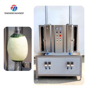 Melon and fruit double head with single cutter peeling machine pineapple Peeling