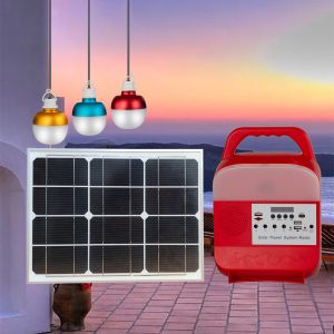 Buy cheap ISO 15W Solar Power Bank LED Lights Mono Crystalline Cell Off Grid Solar Lighting Kit from wholesalers