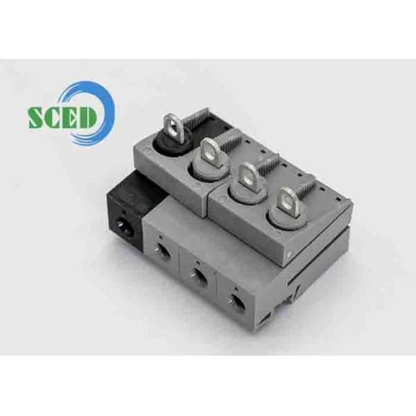 Quality Rated Current 30A Rail Mounted Terminal Blocks with Inflammability Class Inflammability Class and Screw Termination Type for sale