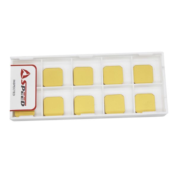 Cnc Cutting Square Milling Inserts , Cemented Carbide Inserts