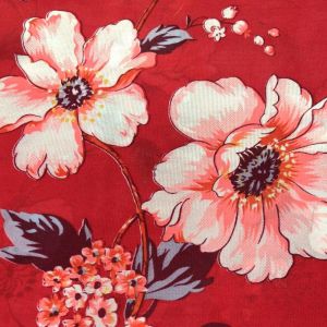 Buy cheap Red Polyester 70gsm Knitted Mattress Fabric Dustmite Proof from wholesalers