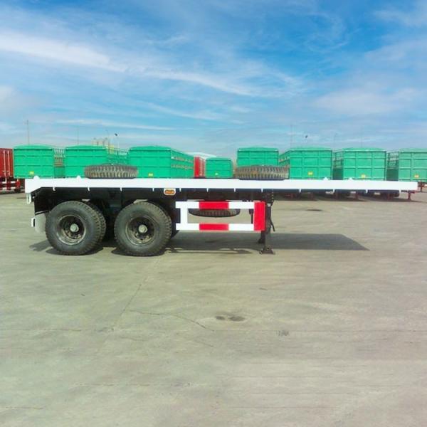 20FT 2 Axles Versatile and Reliable Flatbed Semi-Trailer for Efficient Cargo