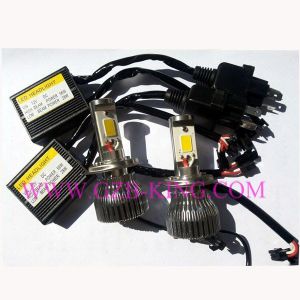 Buy cheap 2x2200LM H4 H&L 56Watts super bright Espitar Chip Auto LED headlamp system from wholesalers