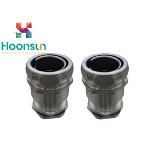 Buy cheap IP68 Customized Locked Type Metal Hose Fittings For Metal Flexible Pipe from wholesalers